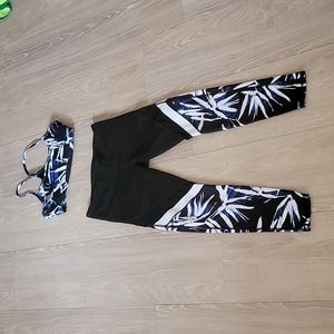Fabletics sports bra and leggings